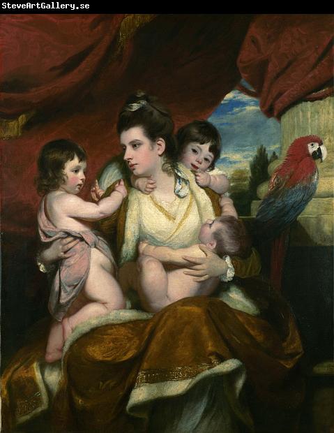 Sir Joshua Reynolds Portrait of Lady Cockburn and her three oldest sons